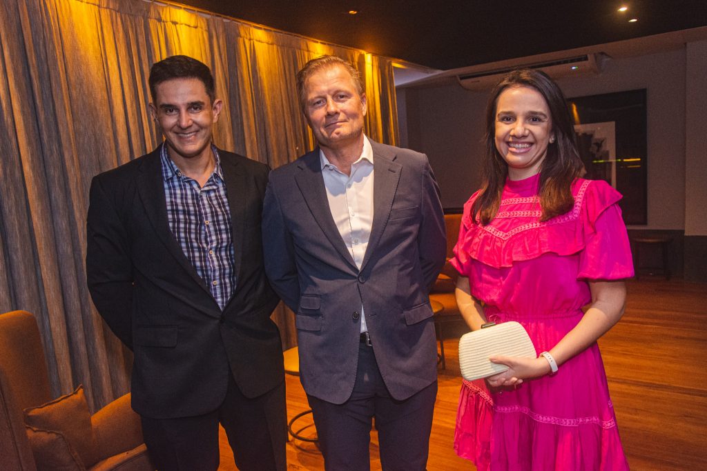 Rodrigo Sampaio, Nicolai Prytz E Livia Dantas