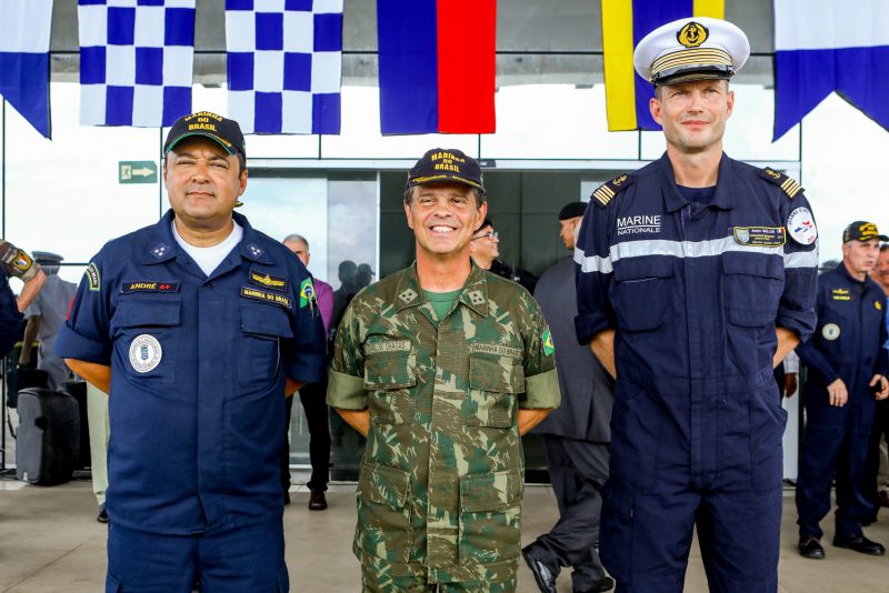 Almirante Andre, Almirante Carlos Chagas E Comandande Frances Alexis Muller