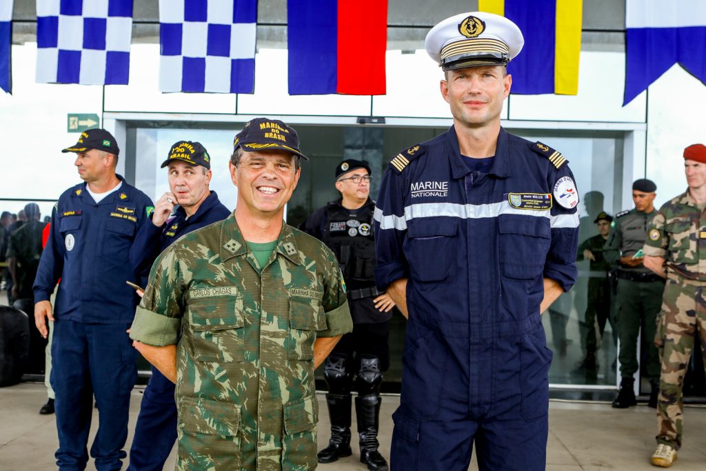 Almirante Carlos Chagas E Comandande Frances Alexis Muller