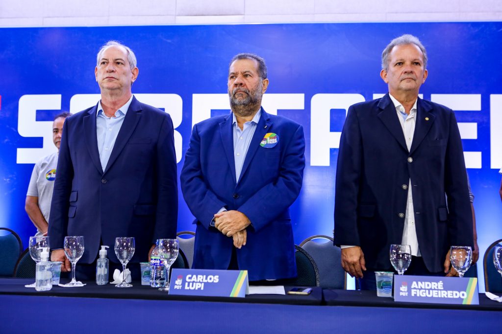 Ciro Gomes, Carlos Lupi E Andre Figueiredo
