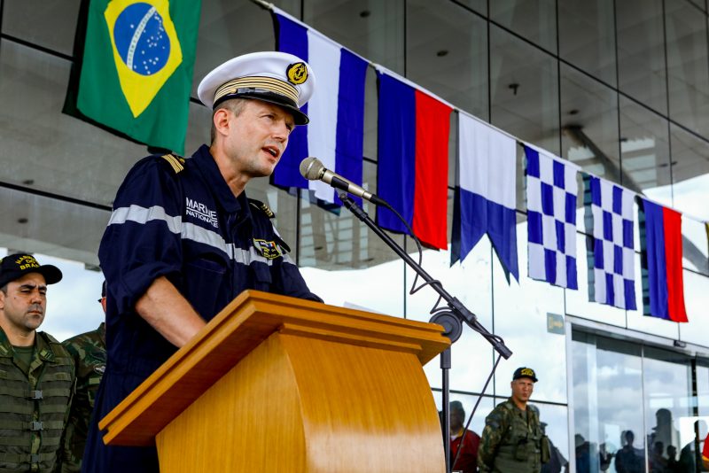 Operação Fortaleza - Marinha do Brasil realiza atividade militar com Marinha e Exército da França nesta quarta-feira (01)