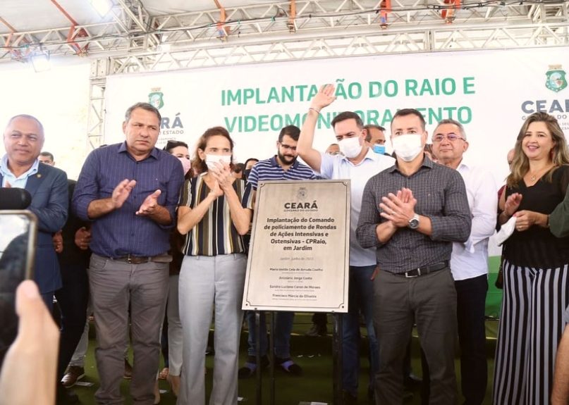 Governo do Ceará realiza a entrega da 65ª base do CPRaio na cidade de Jardim