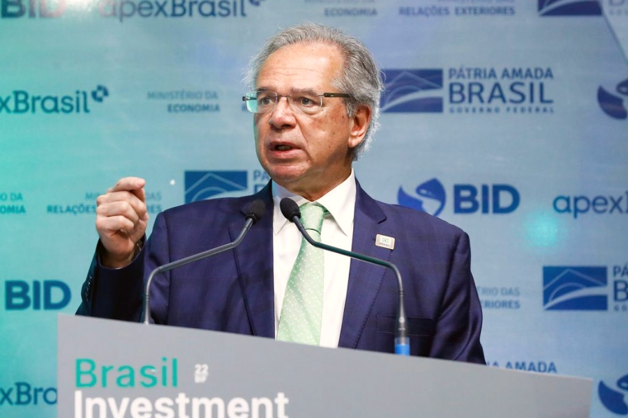 Paulo Guedes afirma que Brasil tem oportunidades em linha com Ceará Veloz