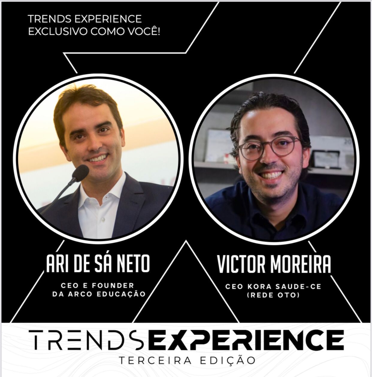 Ari de Sá Neto e Victor Moreira são convidados para a terceira edição do Trends Experience