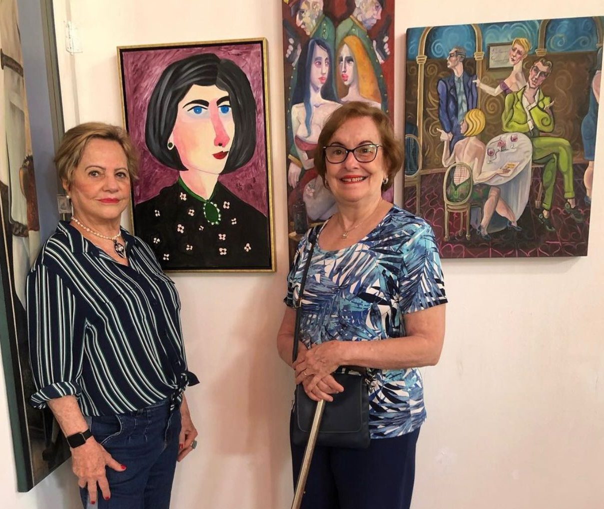 Academia Cearense de Letras realiza exposição de arte organizada por Regine Limaverde e Regina Fiúza