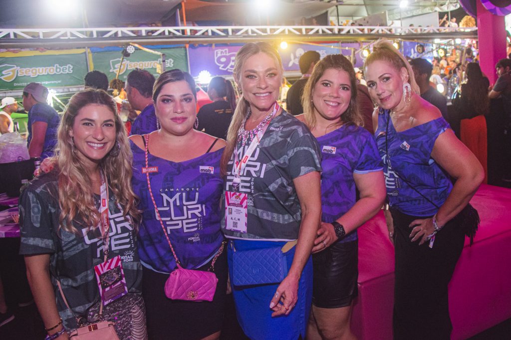 Bruna Magalhaes, Manu Romcy, Celia Magalhes, Gisela Vieira E Marcia Peixoto