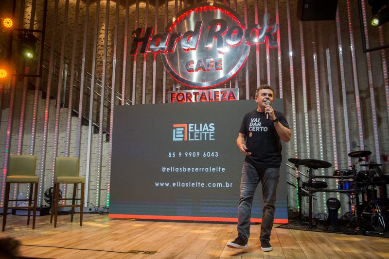 Almoço empresarial - CDL Jovem Fortaleza convida Elias Leite para bate-papo sobre liderança no Hard Rock Café
