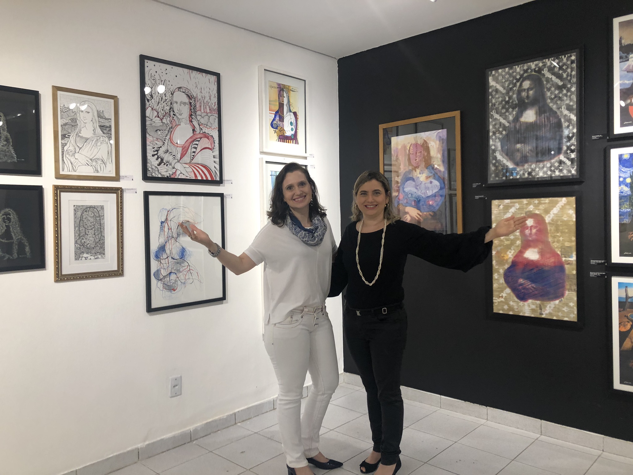 Veridiana Brasileiro e Andréa Dall’Olio lançam livro e nova edição da exposição “Novos Olhares para Monalisa”