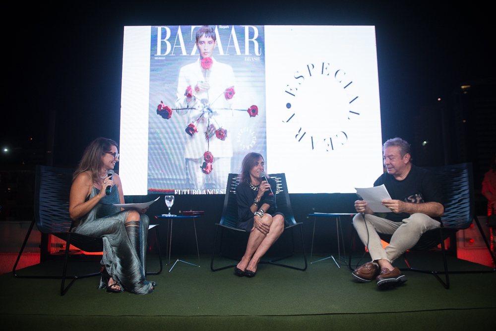 Cláudio Silveira e Patrícia Carta promovem coquetel de lançamento da edição especial da revista Bazaar sobre o Ceará