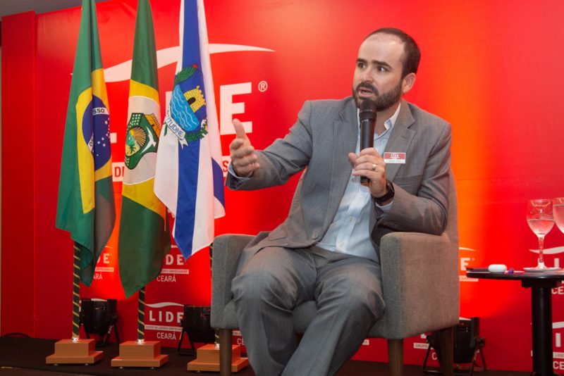 ENCONTRO COM LIDERANÇAS - LIDE Ceará recebe diretor de negócios da Apex Brasil, Lucas Fiúza, para almoço debate