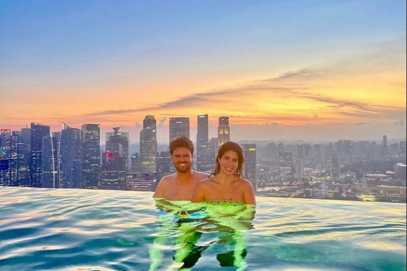 Taynã Ginepri e André Boris Maia curtem a temporada de honeymoon na Ásia Taynã Ginepri e André Boris Maia curtem a temporada de honeymoon na Ásia