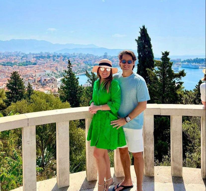 Patriciana e David Rodrigues curtem temporada de férias na Croácia