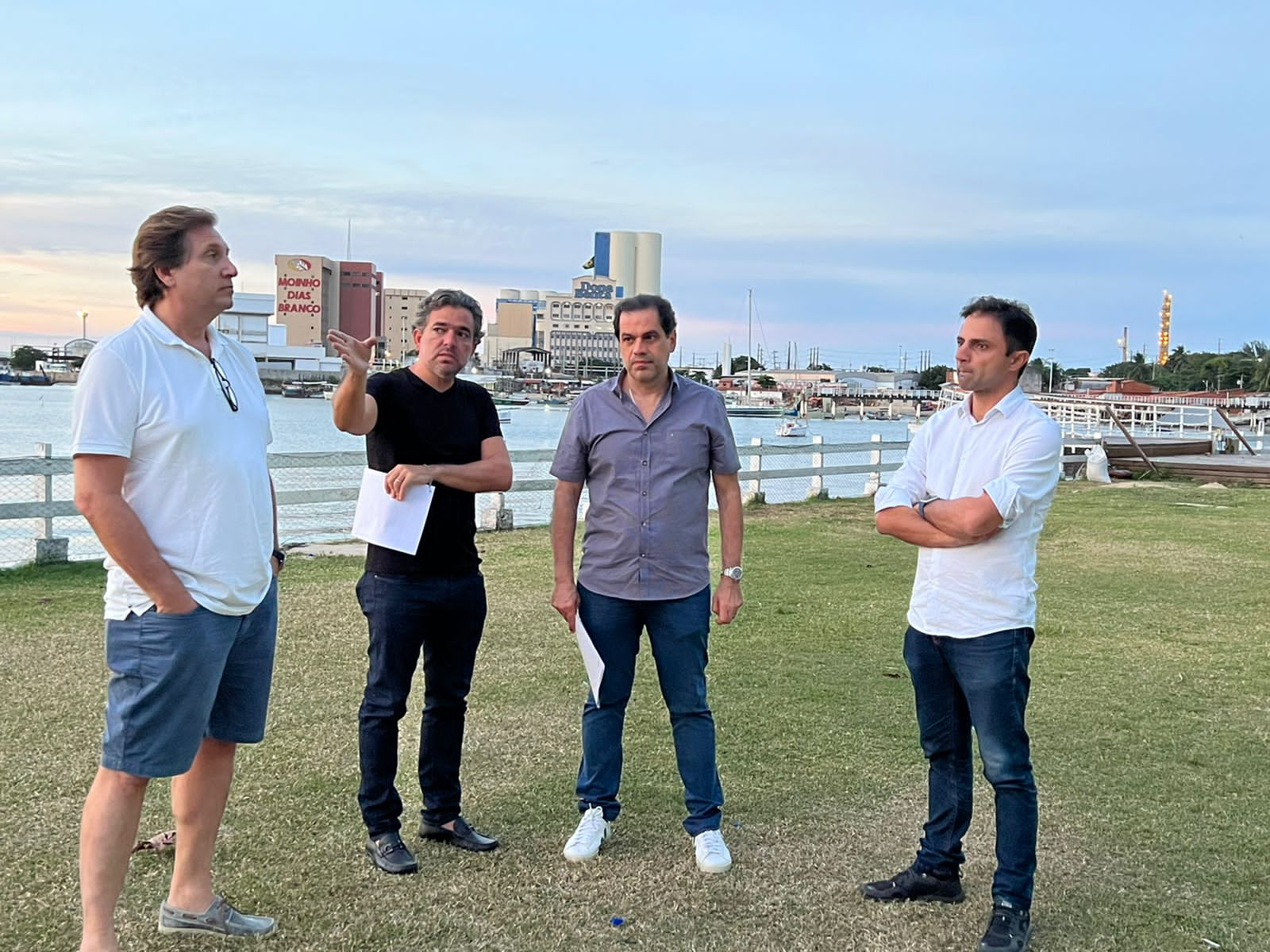 Arquiteto Marcelo Franco faz visita in loco para desenvolver o novo Masterplan do Iate Clube