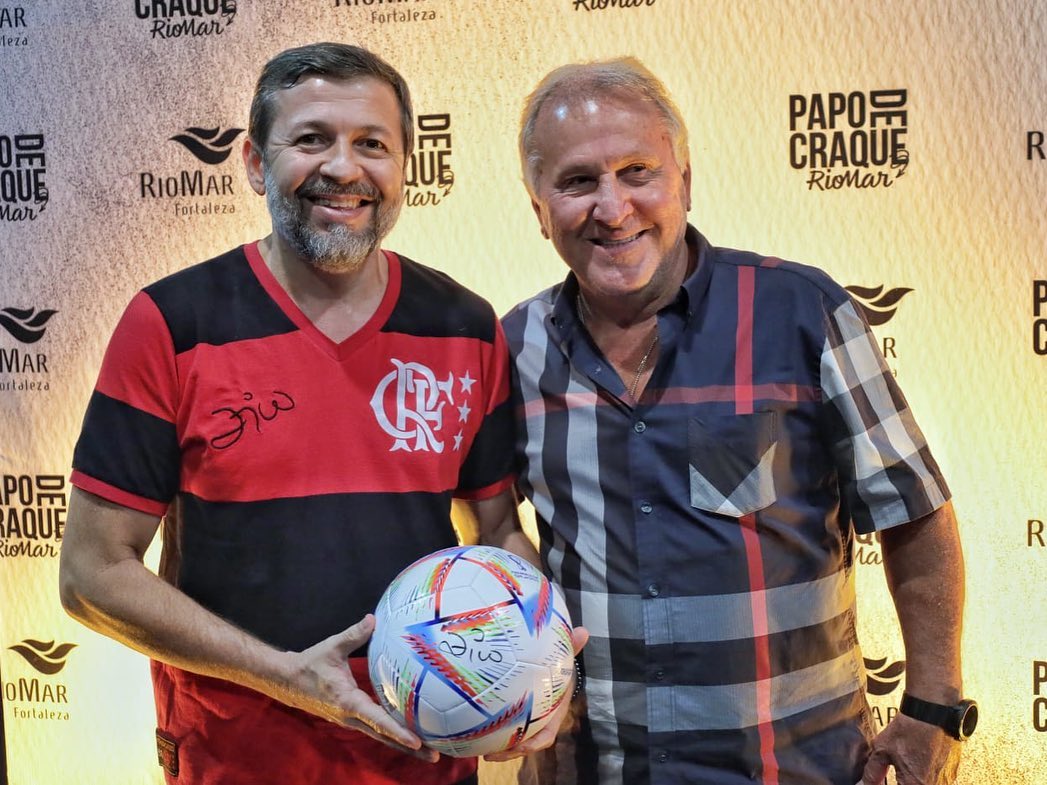 Élcio Batista participa do evento “Papo de Craque” com Zico no Teatro RioMar Fortaleza