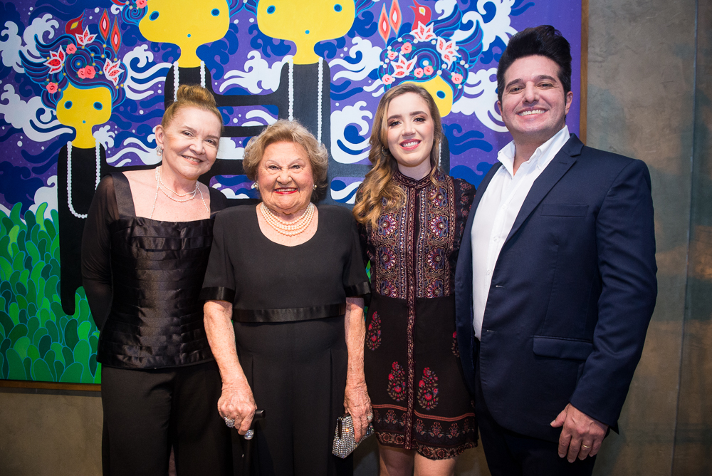 Cláudia, Ivone Rebolças, Isabella Ney E Pedro Gurjão