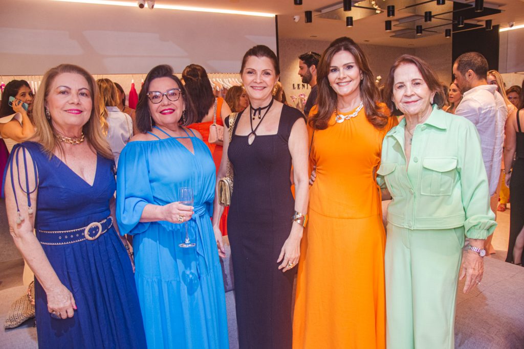 Ines Cals, Fernanda Jenssen, Liliana Farias, Ivana Bezerra E Lenita Negrao