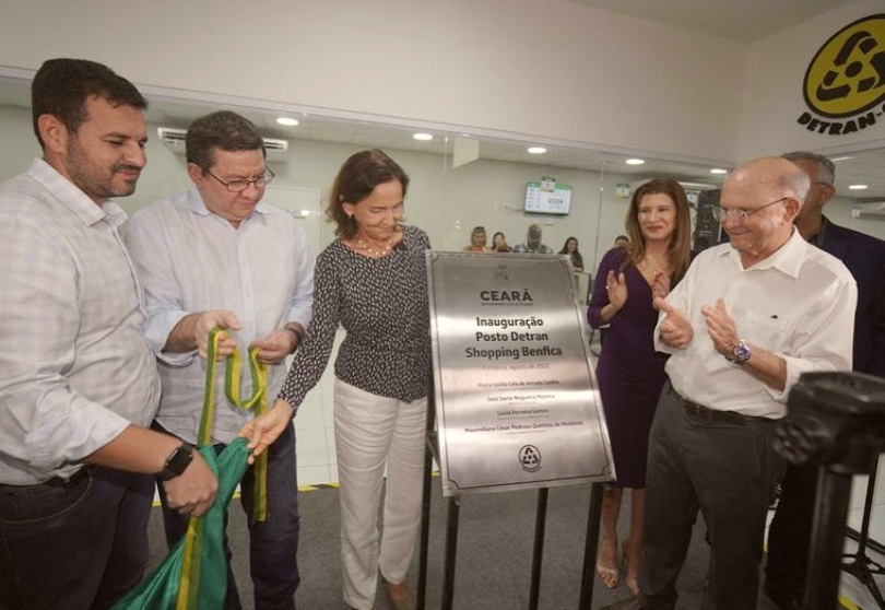 Governo do Ceará inaugura novo posto do Detran dentro do Shopping Benfica