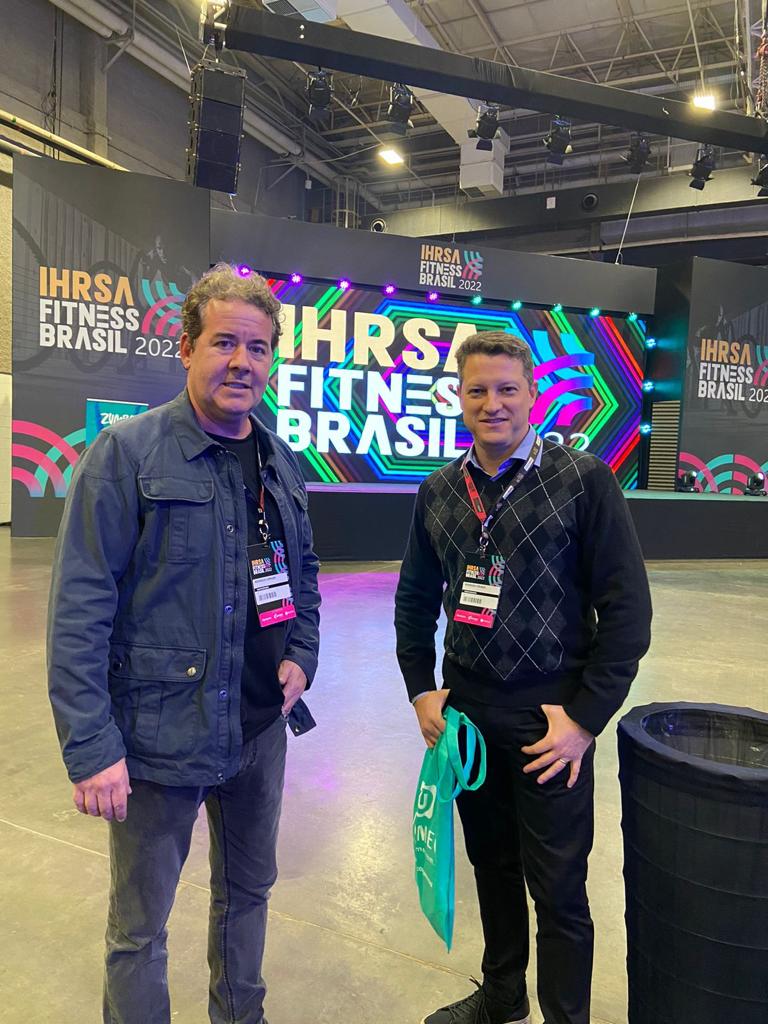 Rodrigo Longman e Rodrigo Colaço participam da maior feira fitness da América Latina em São Paulo