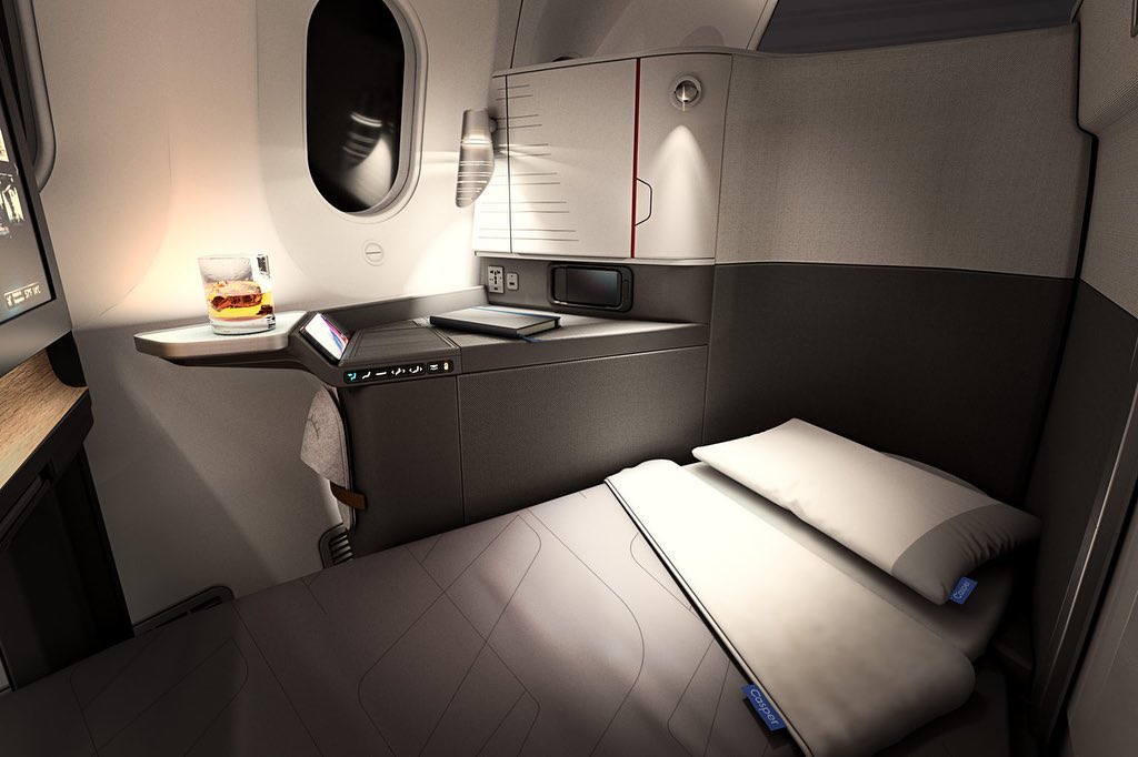 American Airlines apresenta novos assentos Flagship Suite