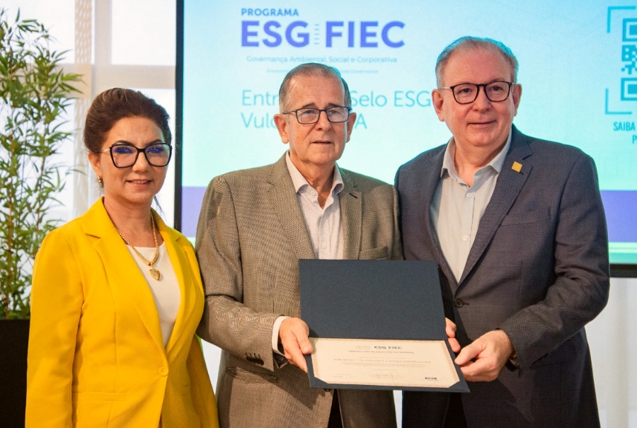 FIEC entrega seu primeiro Selo ESG para empresa instalada no Ceará, que aplica essas práticas no dia a dia operacional