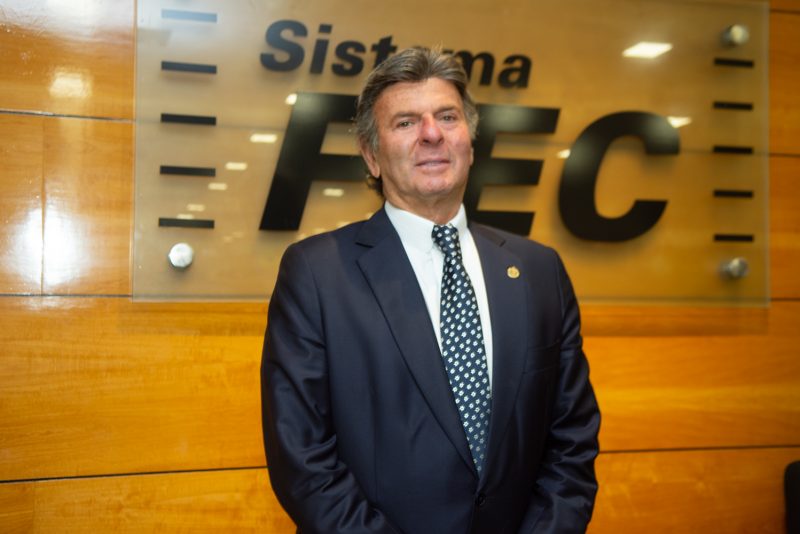 FIEC - Ministro Luiz Fux palestra sobre segurança jurídica e risco Brasil na Casa da Industria