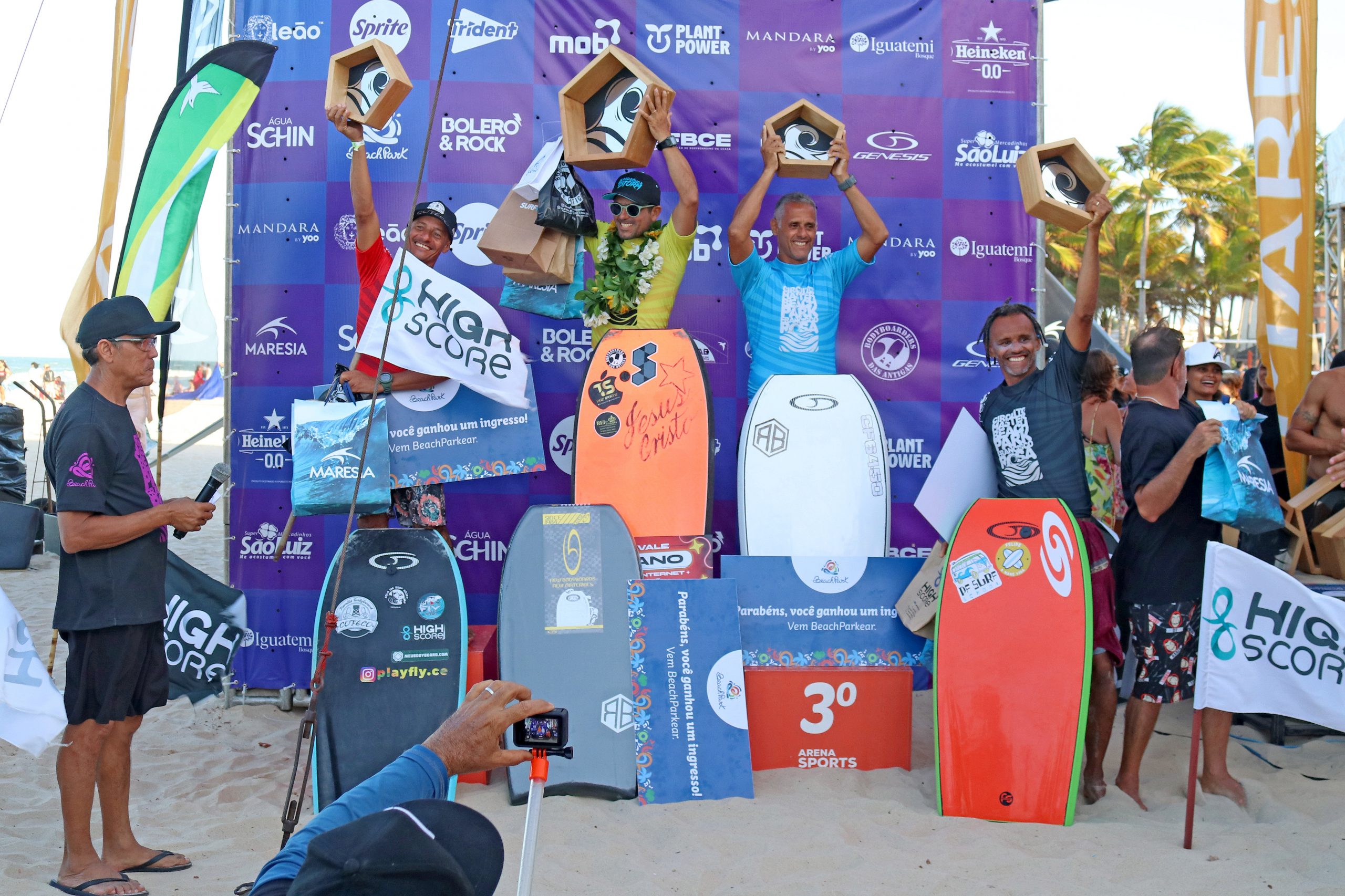 Saiba quem são os campeões da 2ª etapa do Circuito Master Beach Park Francisco Rosa de Bodyboarding