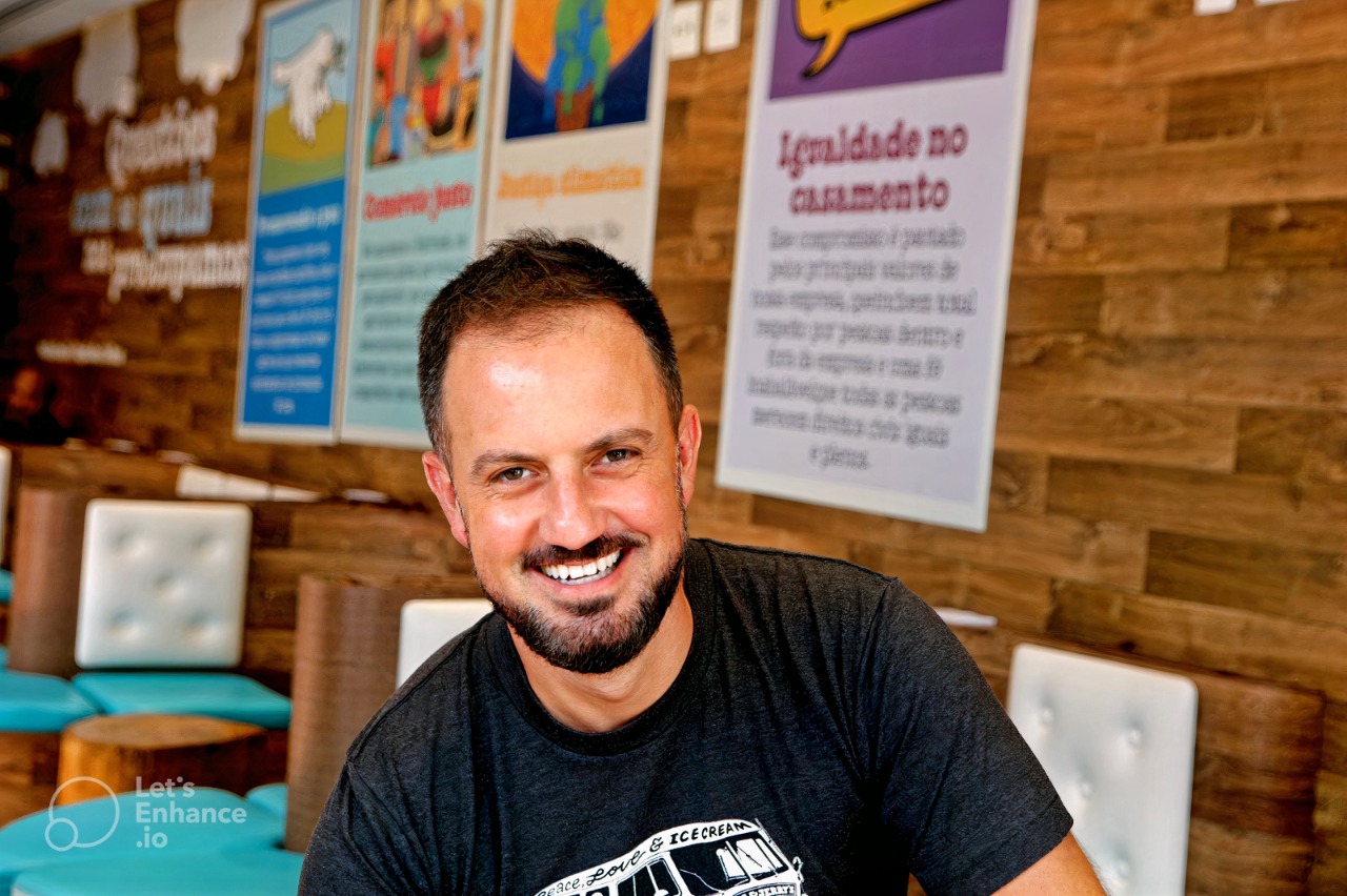 Rodrigo Santini, diretor executivo do Sistema B, participa de roda de conversa em Fortaleza sobre papel dos negócios de impacto