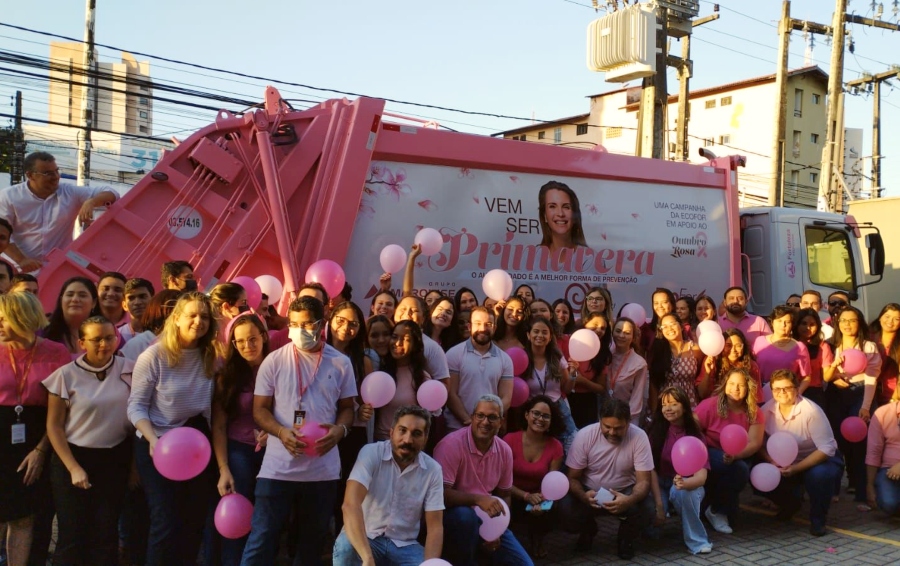 Ecofor Ambiental realiza diversas ações para marcar a campanha Outubro Rosa