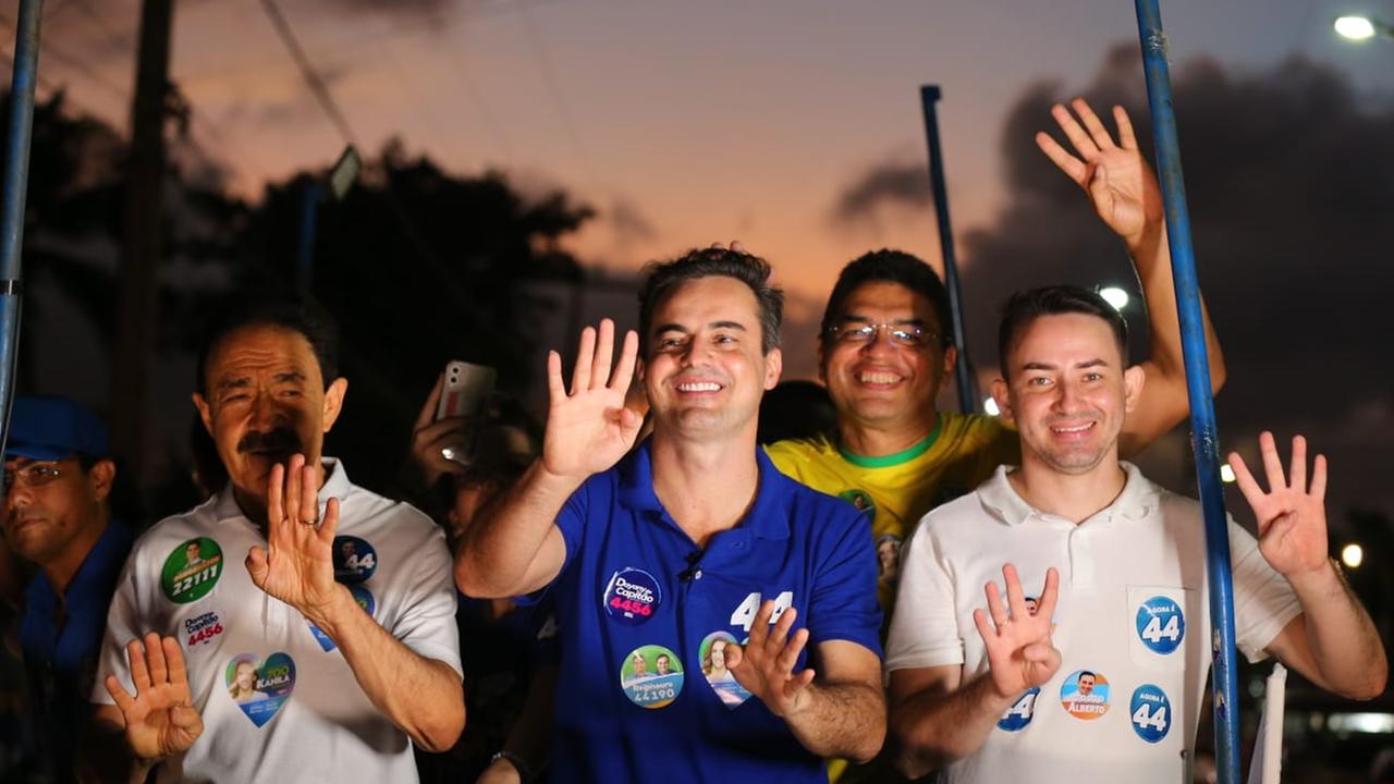 Capitão Wagner encerra agenda eleitoral com carreata em Fortaleza