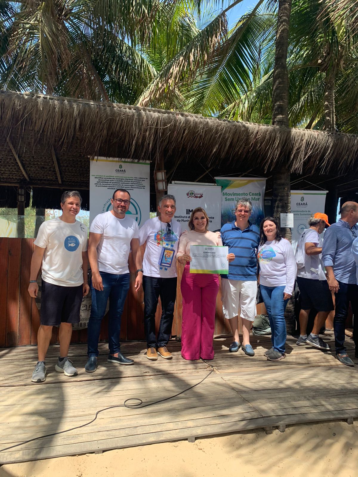 Aracati recebe “Certificação Praia Limpa” para Canoa Quebrada, Majorlândia e Quixaba