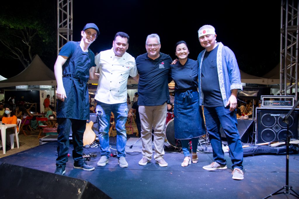 Chef Hugo Benevides, Chef Edil Costa, Fernando Amaral, Kazumy Miura E Élcio Nagano (1)