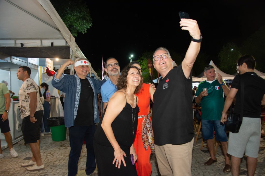 Élcio Nagano, Gustavo Rêgo, Liege Xavier, Kersya Coelho E Fernando Amaral