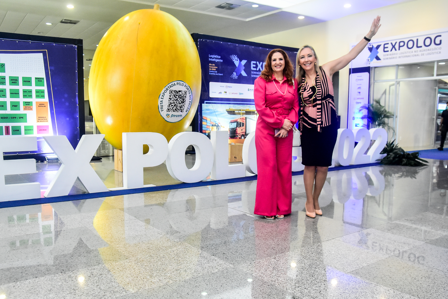 Enid Câmara comanda a abertura da  17ª edição da Expolog no Centro de Eventos do Ceará