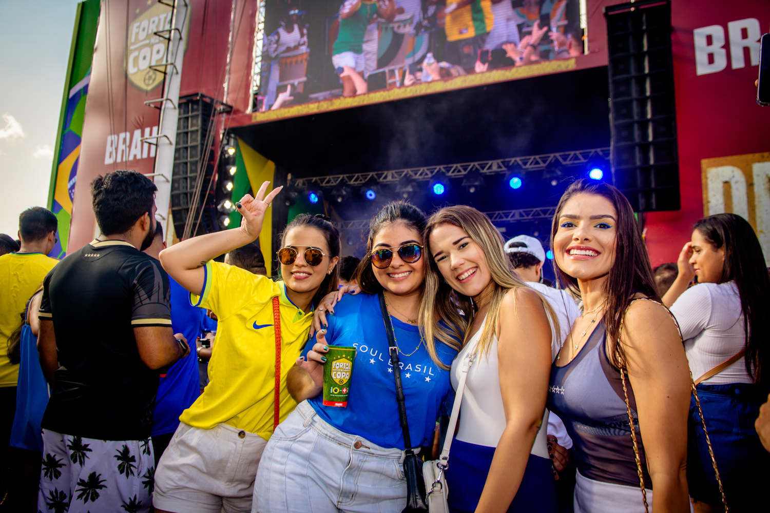 Fortal na Copa terá o agito de Saulo, É o Tchan e Forro Real no próximo jogo do Brasil