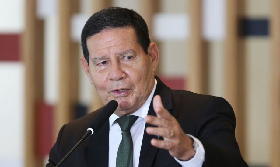 Mourão e Alckmin se reúnem no Palácio do Planalto para discutir vice-presidência
