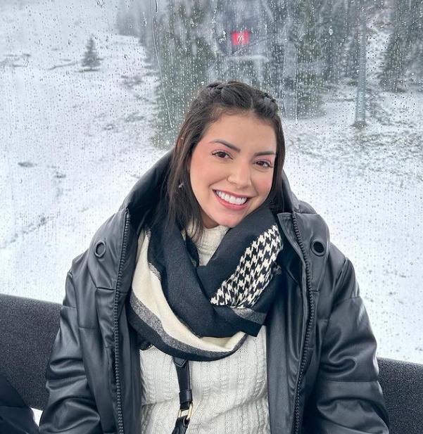 Isabela Serpa aproveita temporada de neve na Suíça