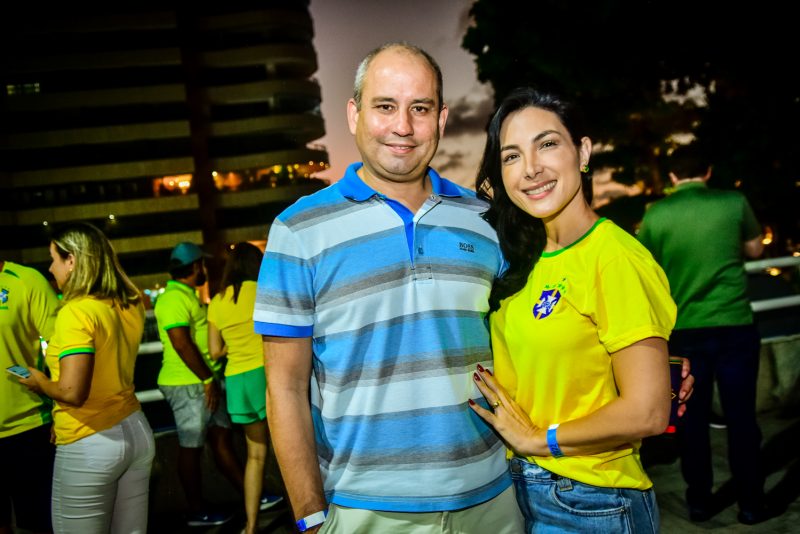 Fortal na Copa - Alegria, vibração e festa marcam o jogo do Brasil X Coreia do Sul no Iate Clube de Fortaleza