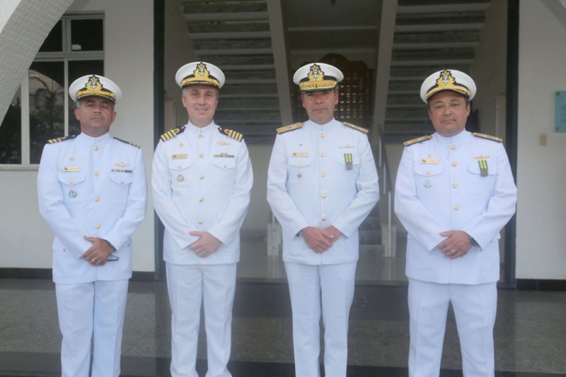 Comandante Daniel Rocha, Comandante Valença, Comandante Marcos Sampaio Olsen E Vice Almirante André