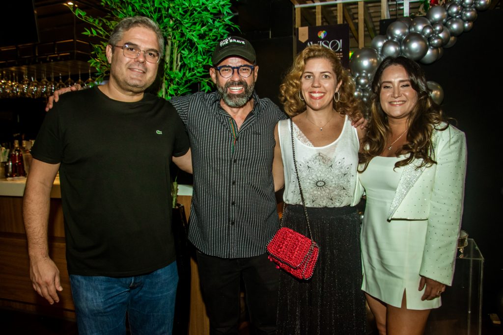 Edson Queiroz Neto, André Mota, Ticiana Rolim Queiroz E Juliana Mota