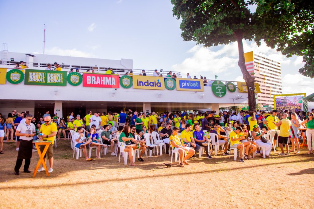Fortal Na Copa No Iate Clube. Brasil X Camarões (1)