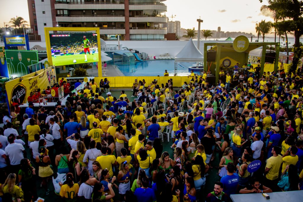 Fortal Na Copa No Iate Clube. Brasil X Camarões (3)