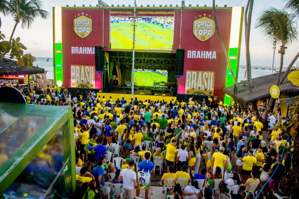 Fortal Na Copa No Iate Clube. Brasil X Camarões (4)