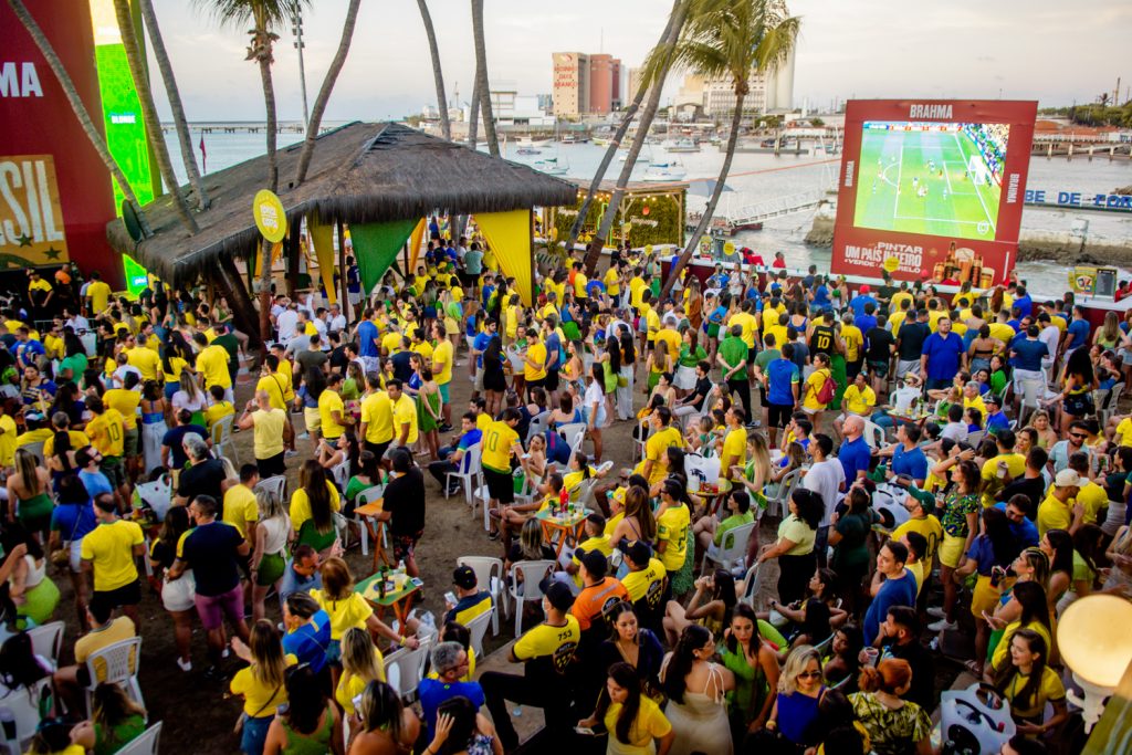 Fortal Na Copa No Iate Clube. Brasil X Camarões (5)