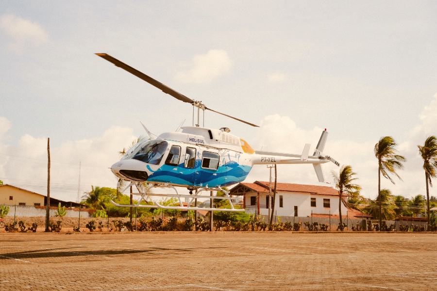 Helisul aterrisa no Ceará e oferece voos panorâmicos no Complexo Beach Park