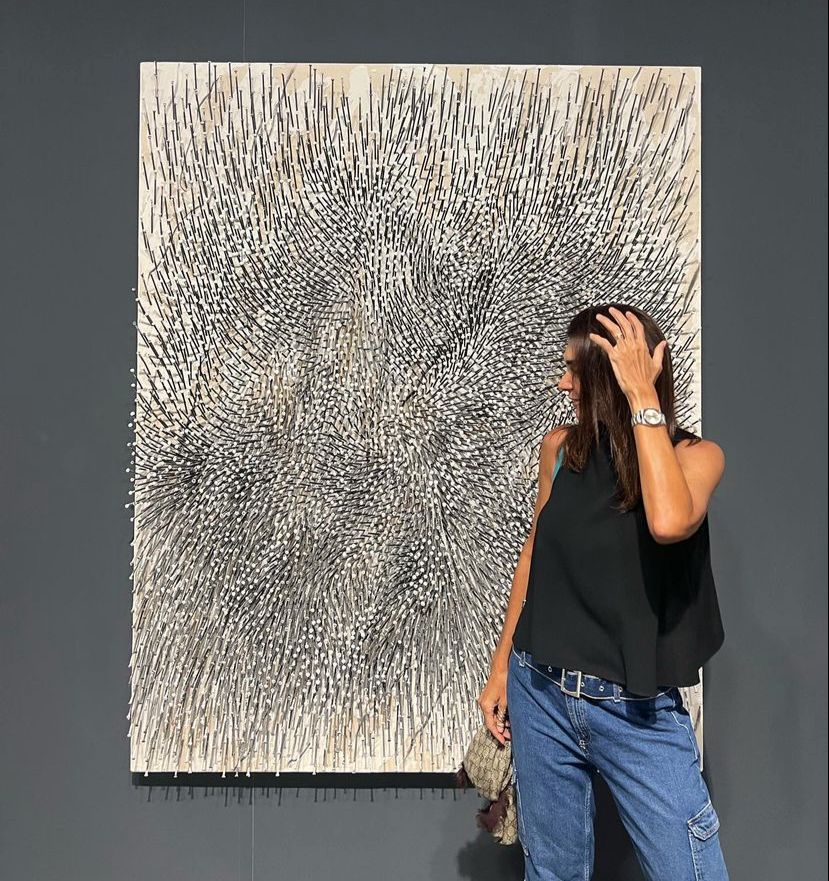 Rebecca Albuquerque visita a Art Basel em Miami