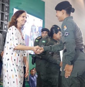 Izolda Cela Participa De Nomeação De Soldados Da Pm. Foto Reproduçãotwitter