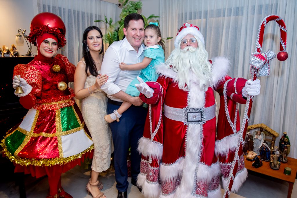 Mamãe Noel, Camile Quintão, Rodrigo Carneiro, Celine Quintão Carneiro E Papai Noel