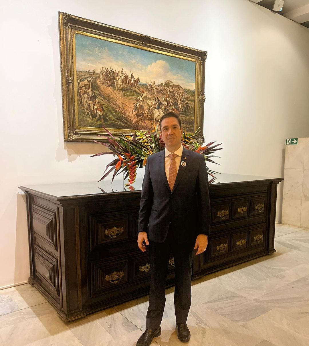 Deputado Federal Eduardo Bismarck visita o Itamaraty