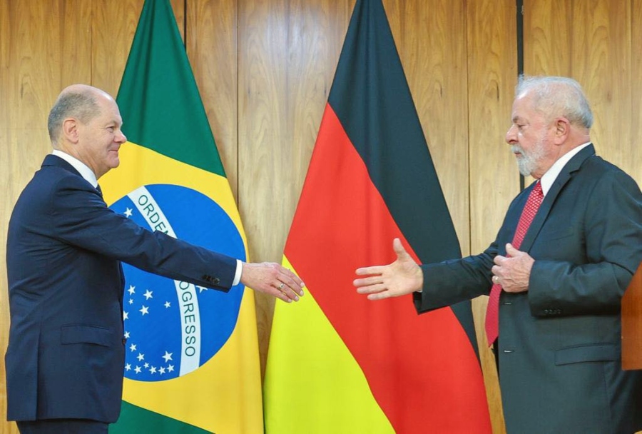 Chanceler da Alemanha e Lula prometem ações em prol do desenvolvimento mútuo