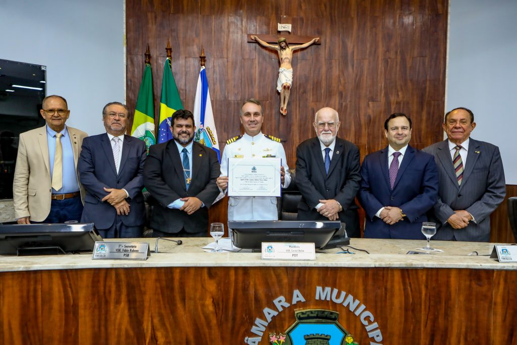 Francisco Caminha, Reitor Candido Albuquerque, Ver Jorge Pinheiro, Comdt Valença, Almirante Uberg E Igor Barroso E Maniel Duca
